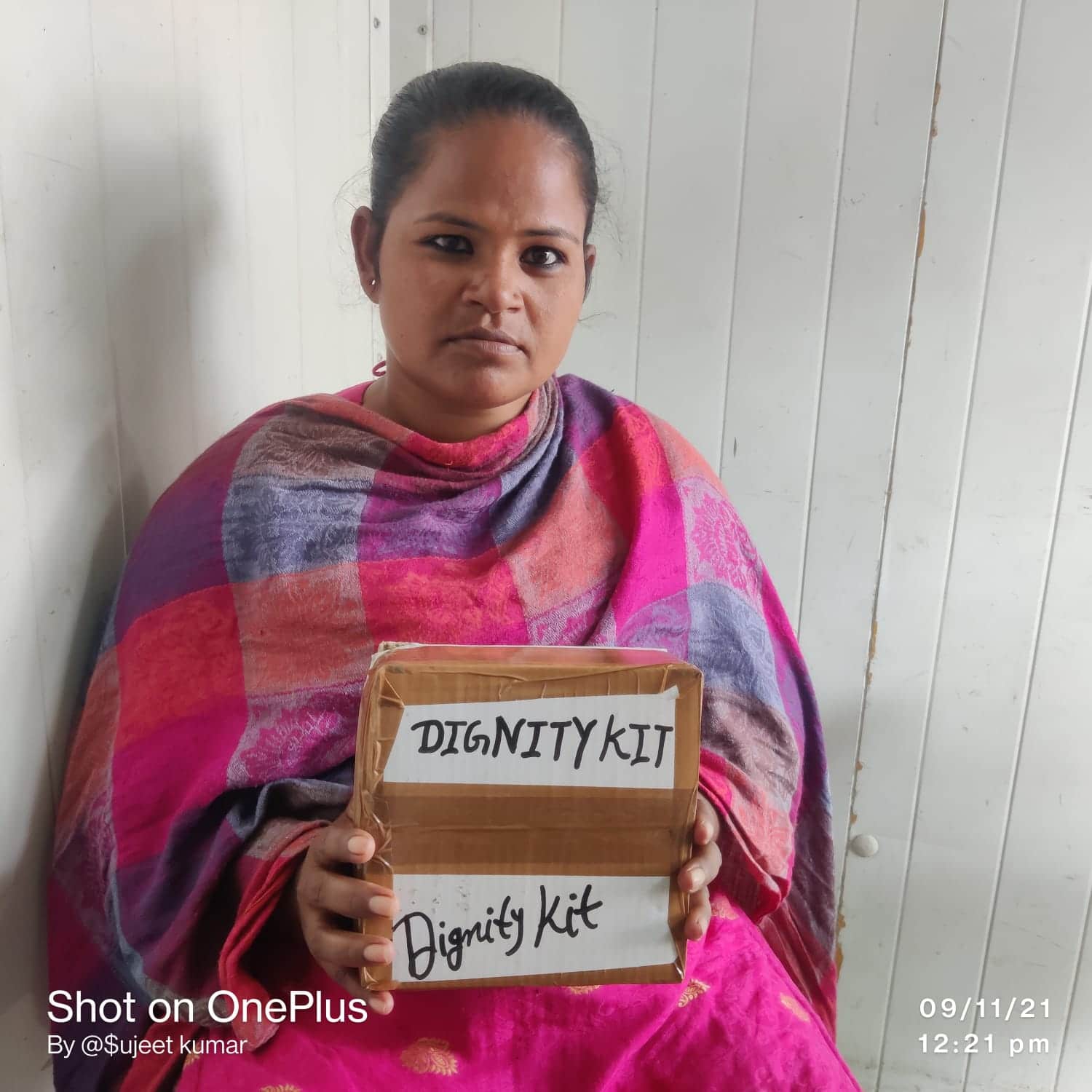 dignity kit to one woman